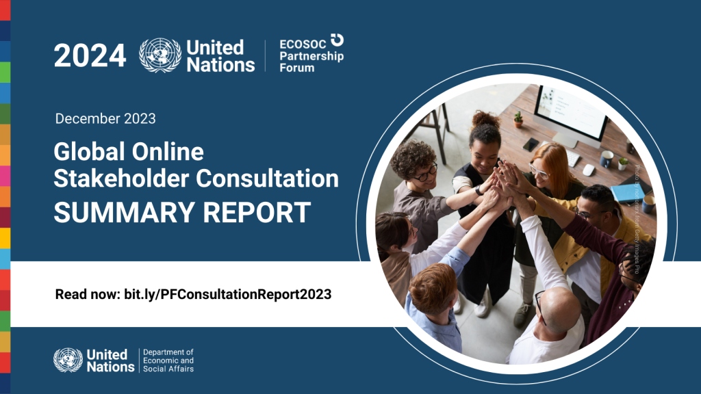 2024 ECOSOC Partnership Forum Global Online Stakeholder Consultation